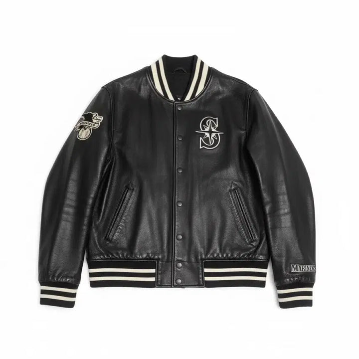 [BUNJANG] MLB Goat Leather Stadium Jumper XL / MLB 3M 염소가죽 스타디움 점퍼 XL