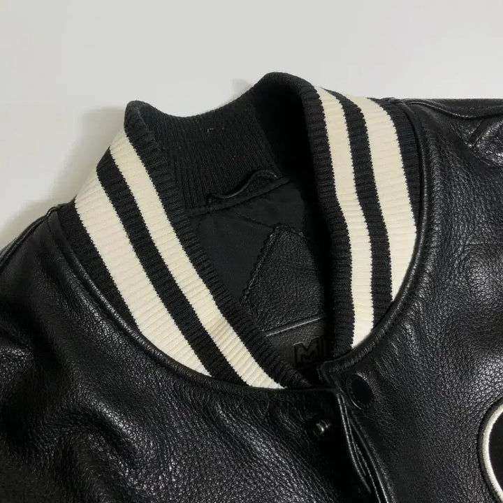 [BUNJANG] MLB Goat Leather Stadium Jumper XL / MLB 3M 염소가죽 스타디움 점퍼 XL