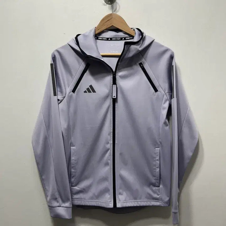 [BUNJANG] Adidas Purple Hoodie Zip-up (M) / 아디다스 퍼플 후드 집업 M 사이즈