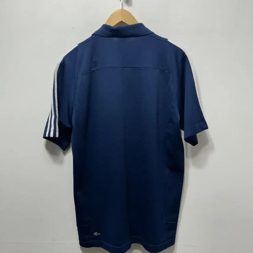 [BUNJANG] Adidas Three-Stripe Navy Polo Shirt (Size 100) / 아디다스 삼선 반팔 폴로 티셔츠 네이비 100사이즈