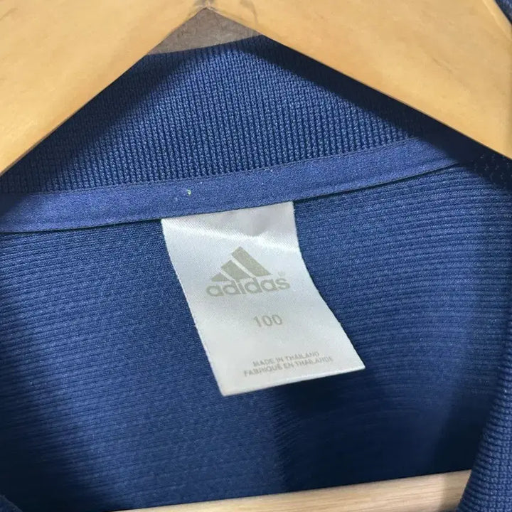 [BUNJANG] Adidas Three-Stripe Navy Polo Shirt (Size 100) / 아디다스 삼선 반팔 폴로 티셔츠 네이비 100사이즈