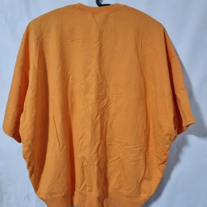 [BUNJANG] PLAC YLINE Asymmetric Cotton T-shirt Orange / PLAC YLINE 면 반팔 비대칭 티셔츠 오렌지 미착용