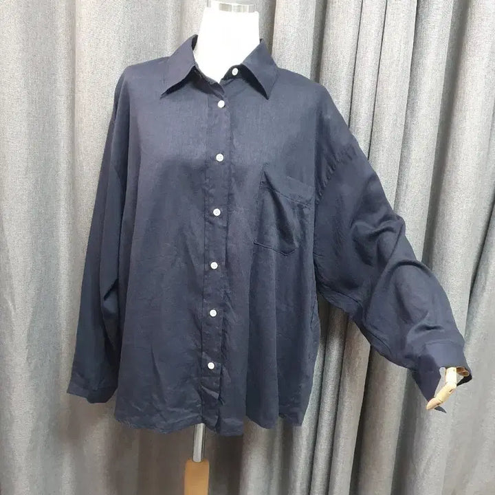 [BUNJANG] RaRoom Navy Shirt / 라룸 고급 네이비 셔츠