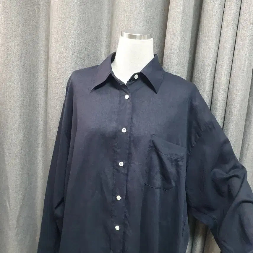 [BUNJANG] RaRoom Navy Shirt / 라룸 고급 네이비 셔츠