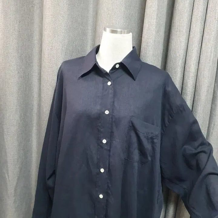 [BUNJANG] RaRoom Navy Shirt / 라룸 고급 네이비 셔츠