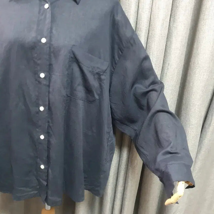 [BUNJANG] RaRoom Navy Shirt / 라룸 고급 네이비 셔츠