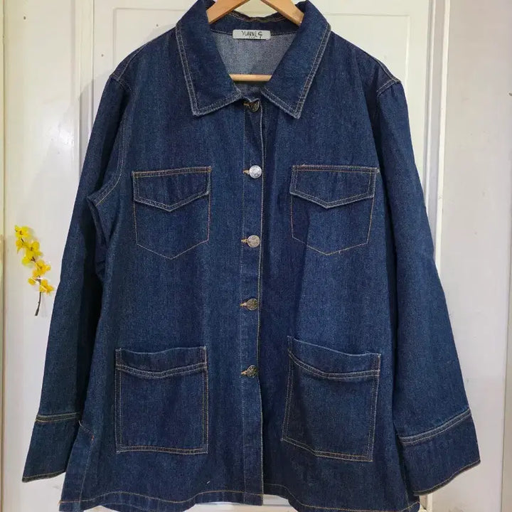 [BUNJANG] Spring Premium Denim Jacket / 봄  고급스런운 청자켓   거의새거  가슴단면 57