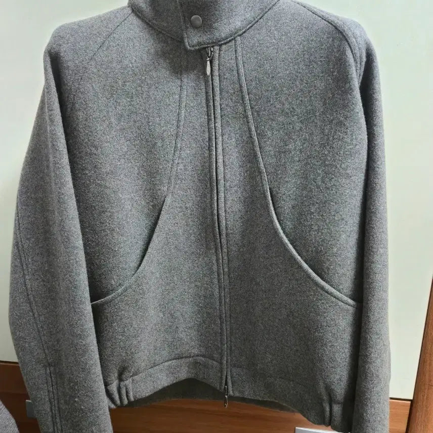[BUNJANG] Etce Curve Wool Biker Jacket / Etce 커브 울 바이커자켓 L