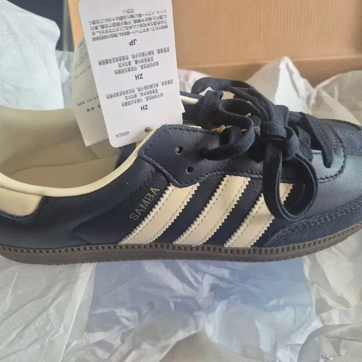 [BUNJANG] Adidas Samba OG Dark Navy/Cream White Sneakers / 아디다스 삼바 OG 다크네이비/크림화이트 270 새상품