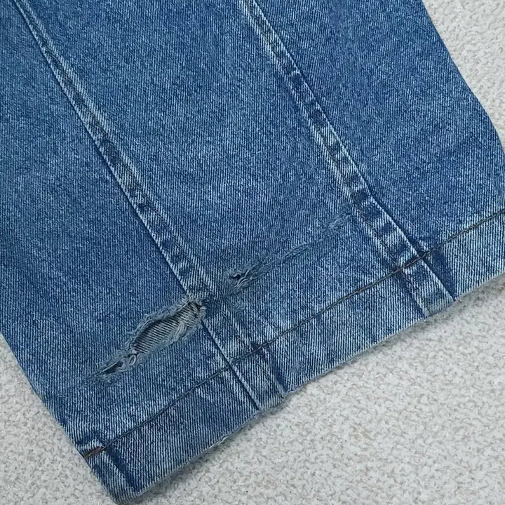 [BUNJANG] (M)MOLE Denim Cargo Wide Pants / (M)MOLE 남자 워싱 데님 카고 와이드 팬츠 청바지 H20W3044