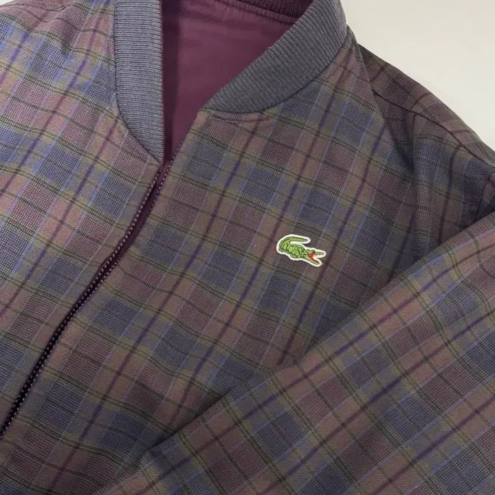 [BUNJANG] Lacoste 90s Reversible Blouson Jacket / 빈티지 90s 라코스테 블루종 리버시블 자켓