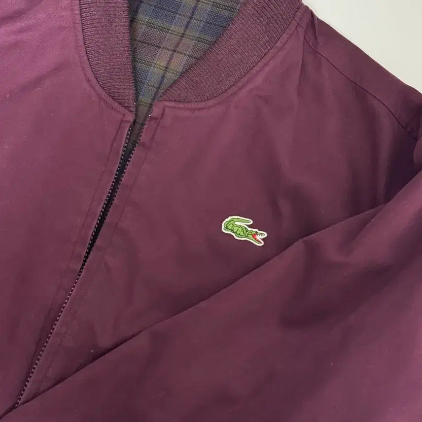 [BUNJANG] Lacoste 90s Reversible Blouson Jacket / 빈티지 90s 라코스테 블루종 리버시블 자켓