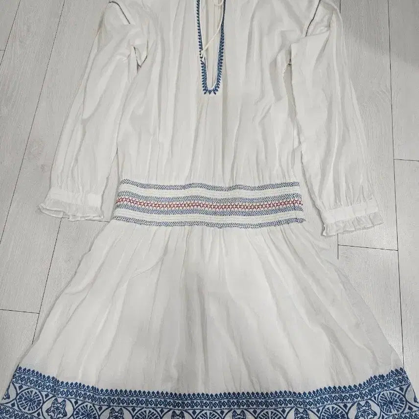 [BUNJANG] Zadig &amp; Voltaire Embroidered Midi Dress / 쟈딕앤볼테르 자수 원피스 xs