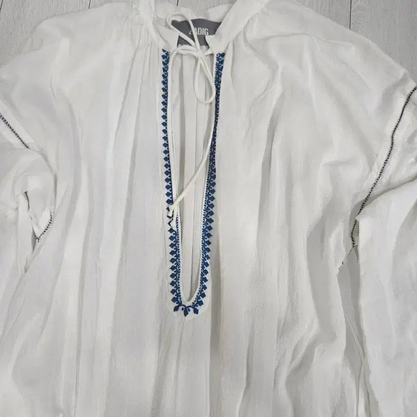 [BUNJANG] Zadig &amp; Voltaire Embroidered Midi Dress / 쟈딕앤볼테르 자수 원피스 xs