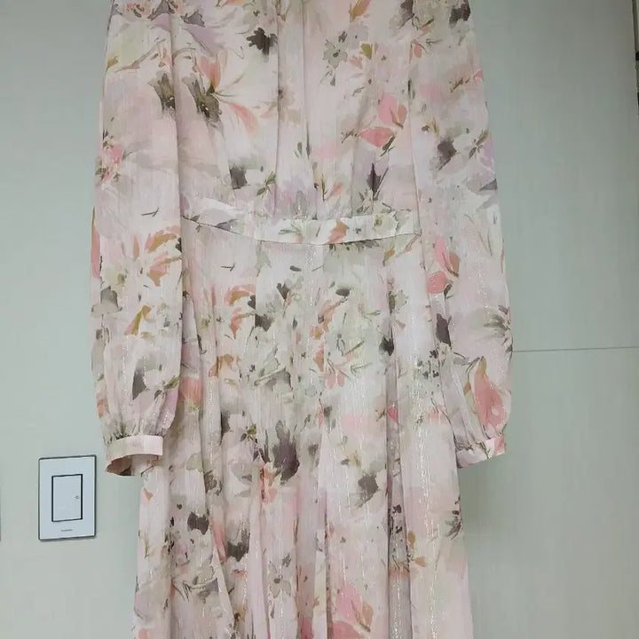 [BUNJANG] Merci Beaucoup Mebbie Pink Chiffon Dress Size 2 / 메르시비앙 메비 핑크 쉬폰 원피스 2사이즈