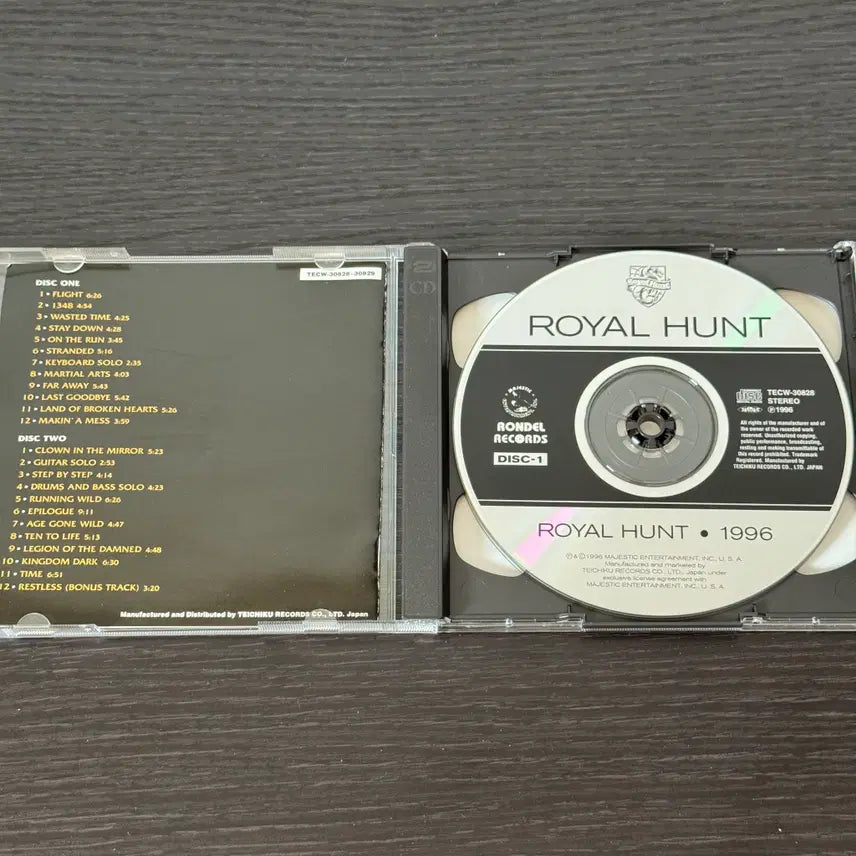 [BUNJANG] Royal Hunt 1996 (Live) (Japan Edition) 2CD / Royal Hunt / 1996(Live) (일본반)