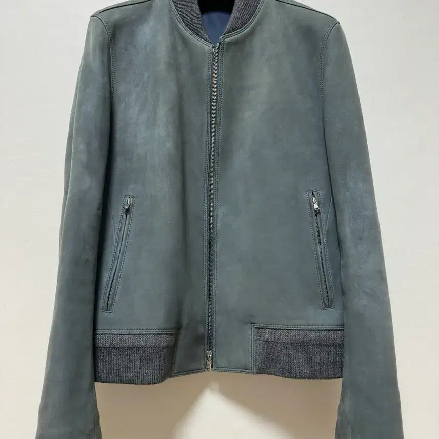 [BUNJANG] Solid Homme Suede Leather Blouson Jacket / 솔리드옴므 양가죽 스웨이드 블루종 48