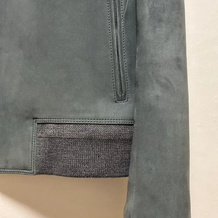 [BUNJANG] Solid Homme Suede Leather Blouson Jacket / 솔리드옴므 양가죽 스웨이드 블루종 48