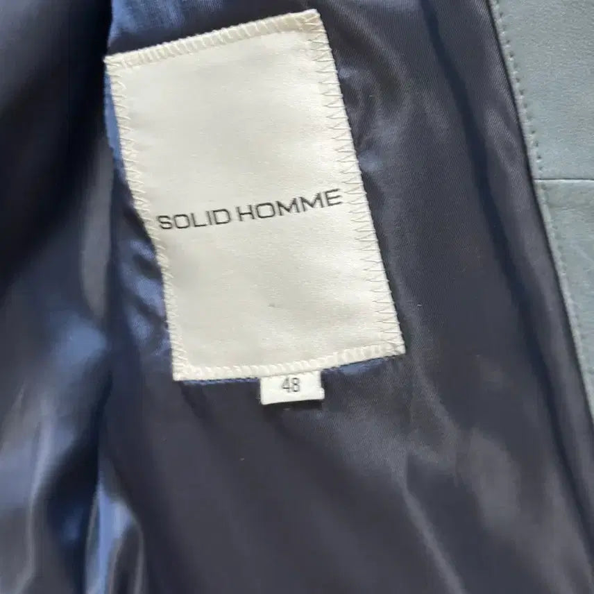 [BUNJANG] Solid Homme Suede Leather Blouson Jacket / 솔리드옴므 양가죽 스웨이드 블루종 48