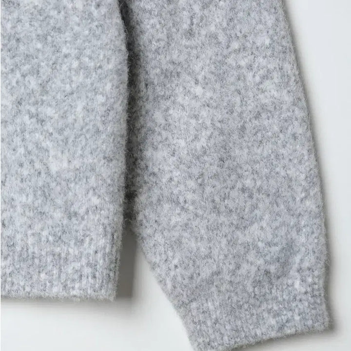 [BUNJANG] Elvinclo Unisex Wool V-Neck Loose Fit Cardigan / 남녀공용 엘빈클로 울 브이넥 루즈핏 박시 가디건 보카시