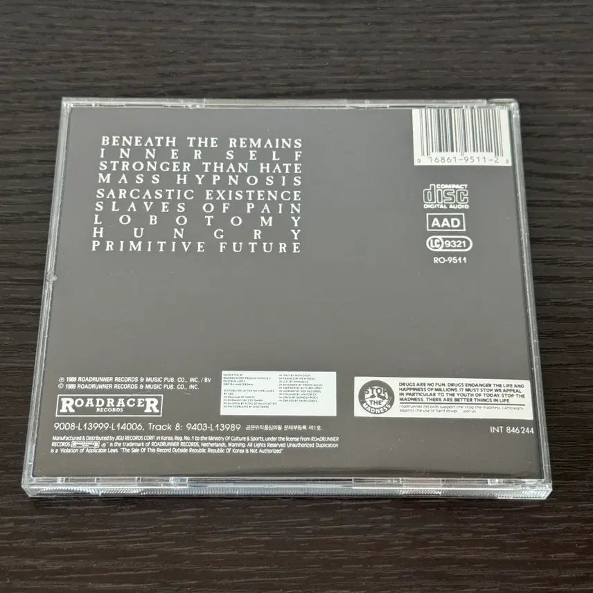 [BUNJANG] Sepultura Beneath the Remains CD / Sepultura / Beneath the Remains