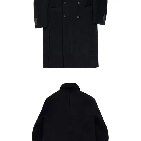 [BUNJANG] Sundayoffclub Strap Wool-Padded Coat - Black / 선데이오프클럽 Strap Wool-Padded Coat - Black