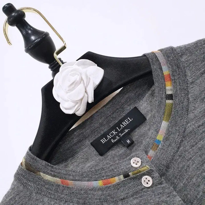 [BUNJANG] Paul Smith Black Label Wool 100% Mini Cardigan / 폴스미스 블랙라벨 울100 미니 가디건