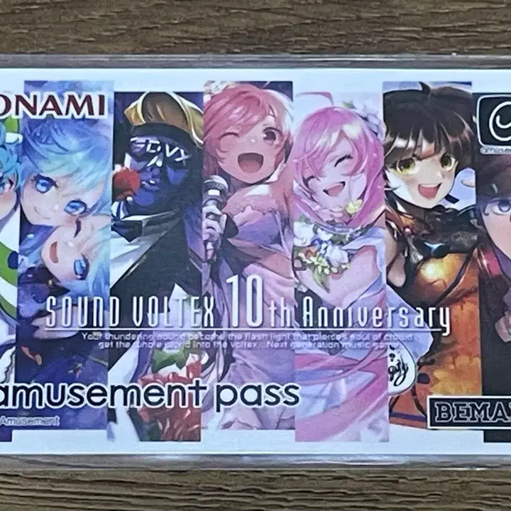 [BUNJANG] Sound Voltex 10th Anniversary Limited e-amusement Pass / 사운드볼텍스 10주년 한정 이어뮤 아이메 amusement pass 신품