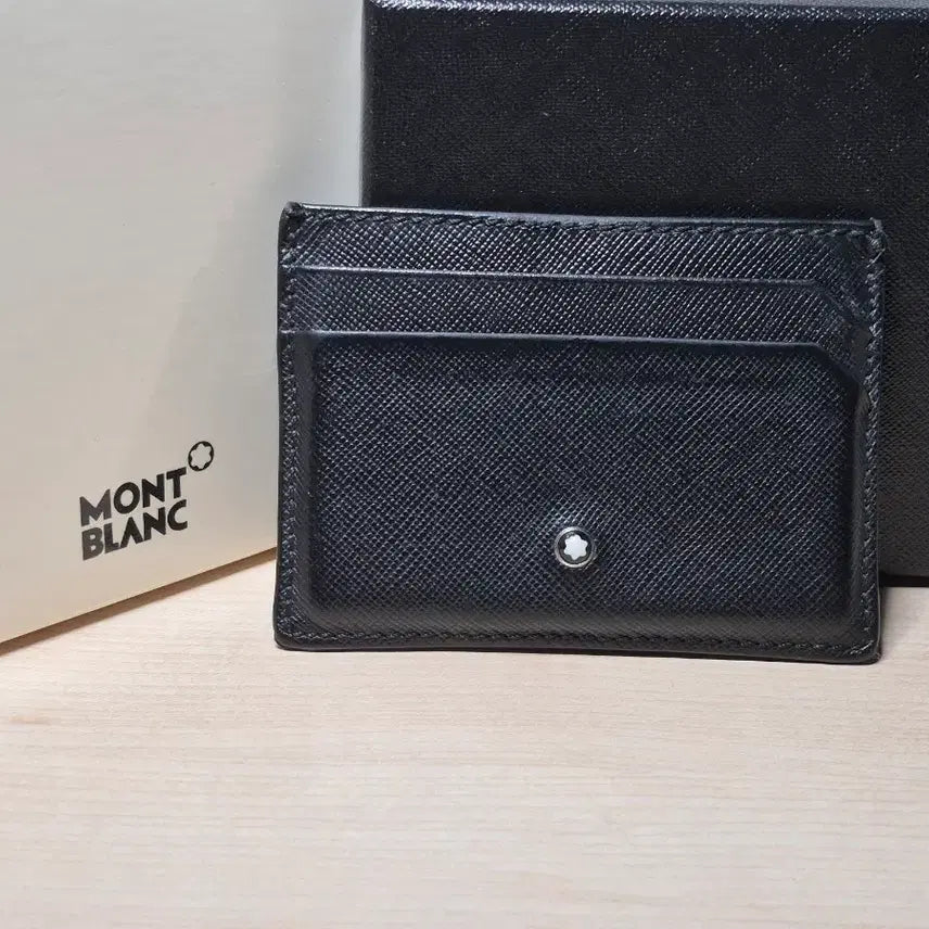 [BUNJANG] Montblanc Sartorial 5cc Pocket Card Holder / (정품)몽블랑 사토리얼 5cc 포켓 카드 홀더 블랙(쿨거시 내고