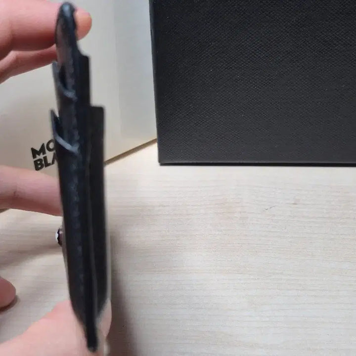 [BUNJANG] Montblanc Sartorial 5cc Pocket Card Holder / (정품)몽블랑 사토리얼 5cc 포켓 카드 홀더 블랙(쿨거시 내고