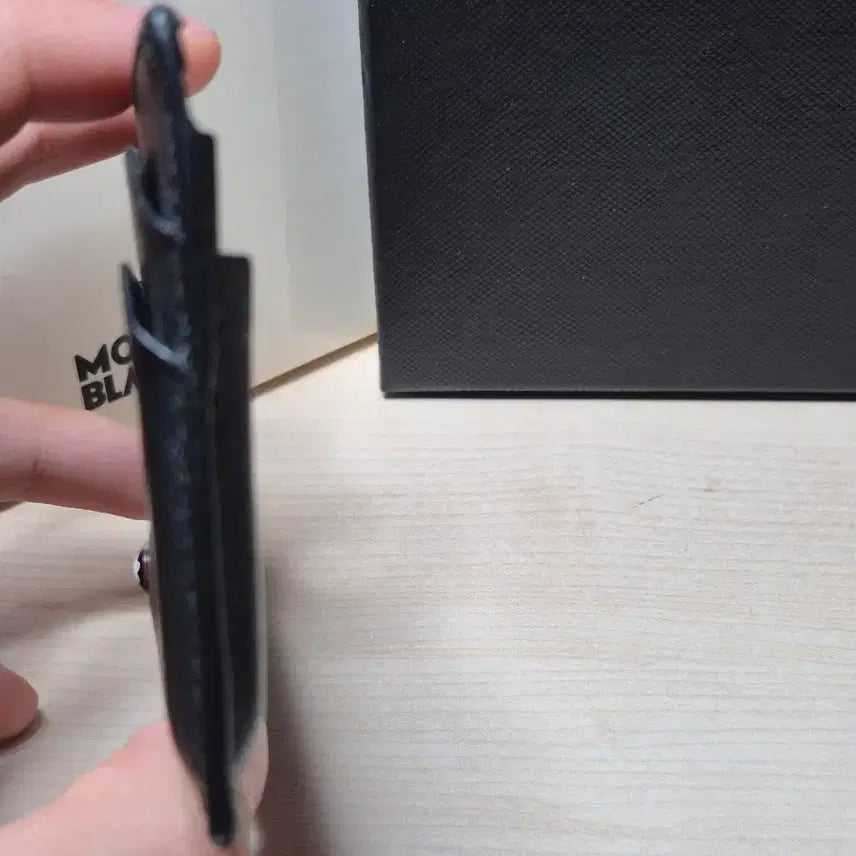 [BUNJANG] Montblanc Sartorial 5cc Pocket Card Holder / (정품)몽블랑 사토리얼 5cc 포켓 카드 홀더 블랙(쿨거시 내고