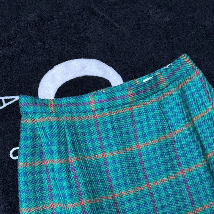 [BUNJANG] DEBORAH9 Vintage Check Midi Skirt / 일본빈티지 DEBORAH9 미디 스커트