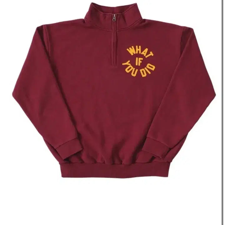 [BUNJANG] Collect Pieces What If You Did Half Zip-Up / 컬렉트피시스 WHAT IF YOU DID 하프집업