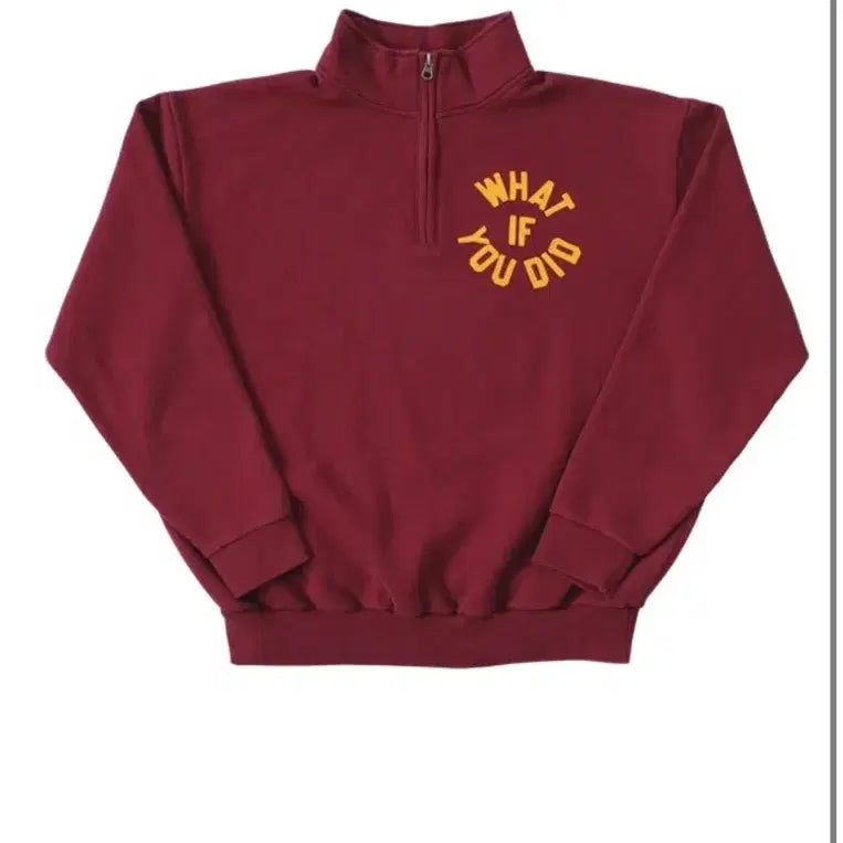 [BUNJANG] Collect Pieces What If You Did Half Zip-Up / 컬렉트피시스 WHAT IF YOU DID 하프집업