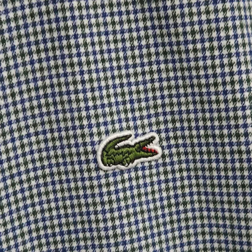 [BUNJANG] Lacoste Checkered Shirt / 55~55반 라코스테 잔체크 셔츠