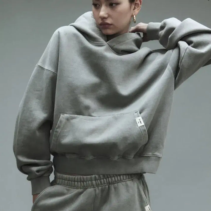 [BUNJANG] Glowny G Classic Washed Boxy Hoodie / 글로니 후드티 G CLASSIC WASHED BOXY HOODIE