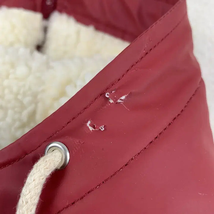 [BUNJANG] Alpha Industries x Stutterheim Faux Leather N-2B Jacket Red / 알파인더스트리 x 스투터하임 페이크 레더 N-2B 자켓 레드