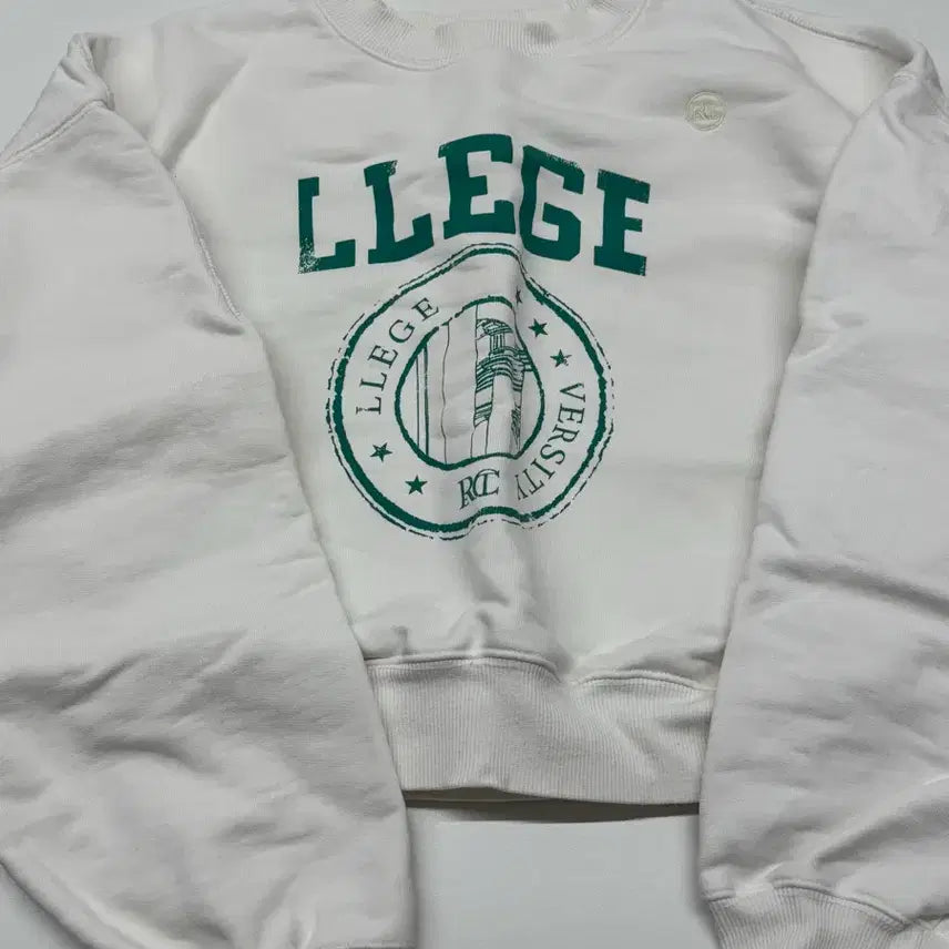 [BUNJANG] RECTO White Sweatshirt / 렉토 맨투맨 화이트