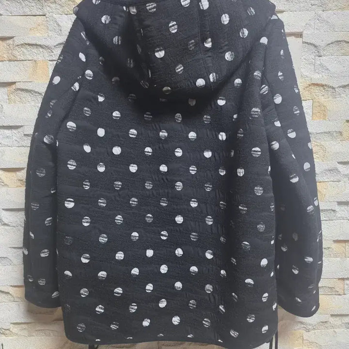 [BUNJANG] C&amp;L Dot Pattern Hooded Jacket / 씨엔엘(C&amp;L) 베스트 컬렉션 도트 후드 자켓 (88사이즈)