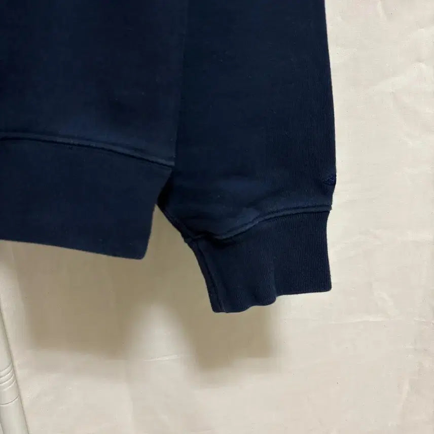 [BUNJANG] Outstanding Vintage Print Navy Sweatshirt - Navy, M / 아웃스탠딩 빈티지 프린트 NAVY 스웻셔츠 / 네이비, M