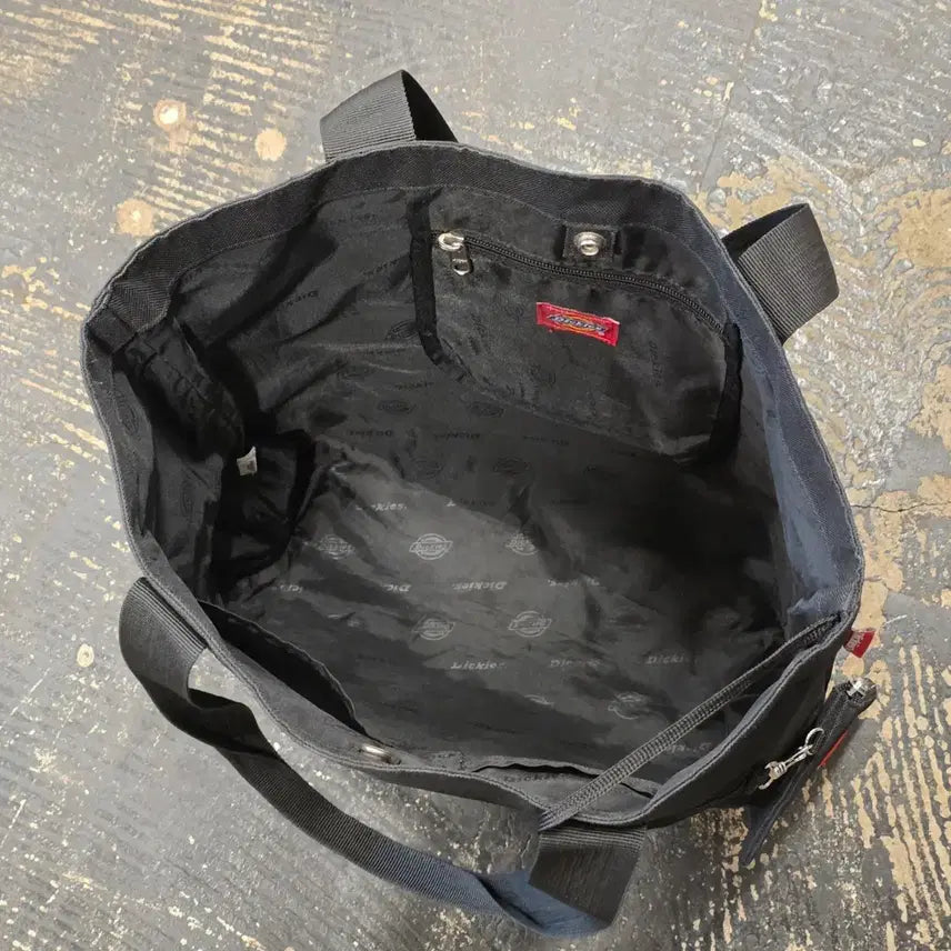 [BUNJANG] Dickies Black Tote Bag with Mini Pouch Set / 디키즈 블랙 토트백 + 미니 파우치 세트