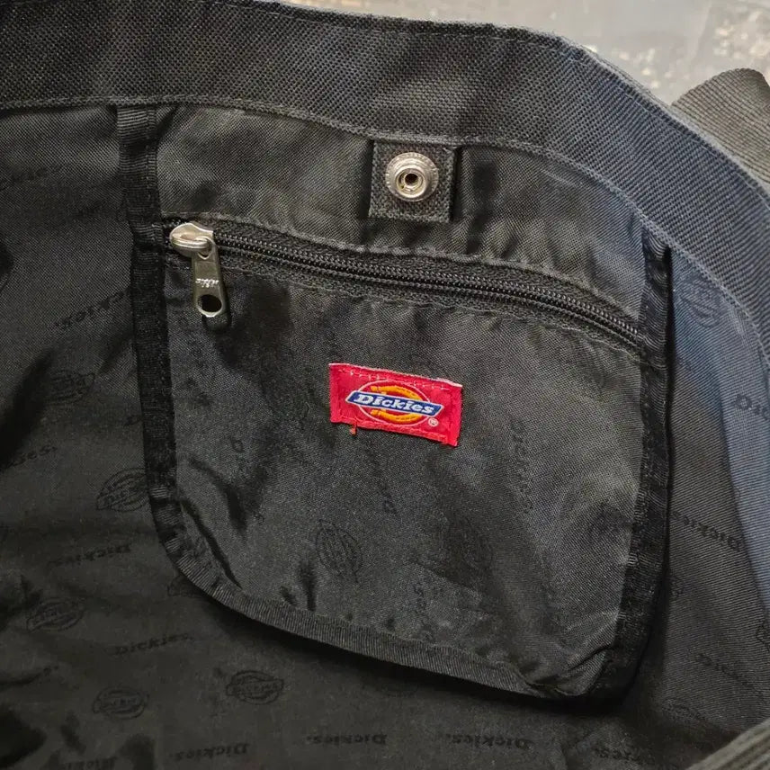 [BUNJANG] Dickies Black Tote Bag with Mini Pouch Set / 디키즈 블랙 토트백 + 미니 파우치 세트