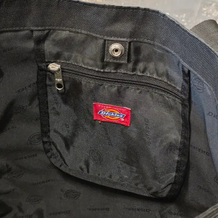 [BUNJANG] Dickies Black Tote Bag with Mini Pouch Set / 디키즈 블랙 토트백 + 미니 파우치 세트