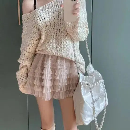 [BUNJANG] Ruffle Mini Skirt Balletcore / 캉캉 미니 스커트 발레룩