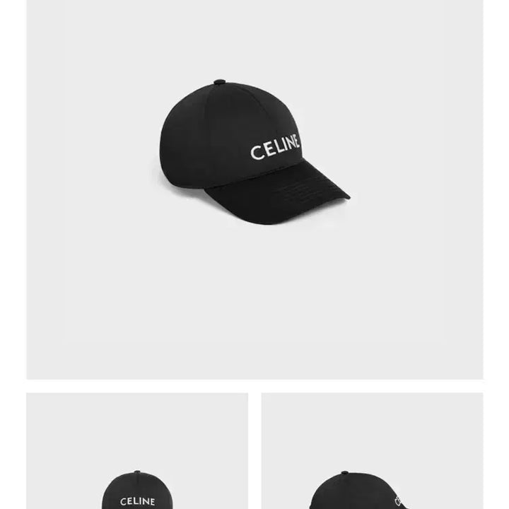 [SOLD OUT] 셀린느 블랙 볼캡 모자 새상품