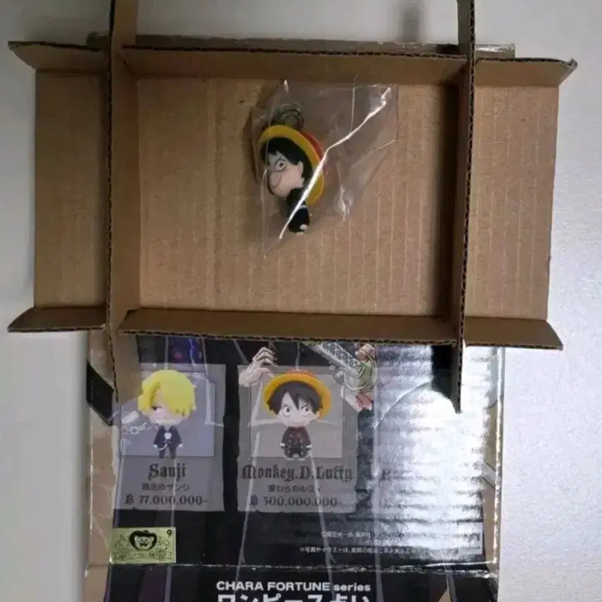 [BUNJANG] Luffy Chara Fortune Suit Boy Ver. Keyring Figure / 루피 캬라포춘 수트보이ver 키링 원피스 스트롱 월드 피규어