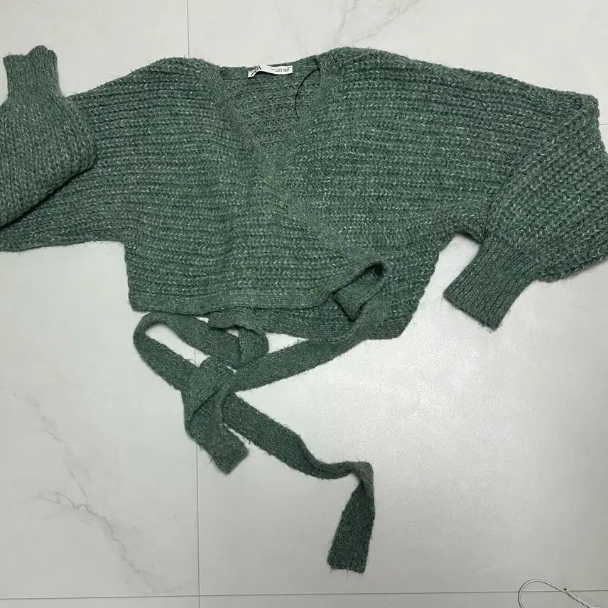 [BUNJANG] ZARA Wrap Knit Sweater / 자라 랩 니트 s