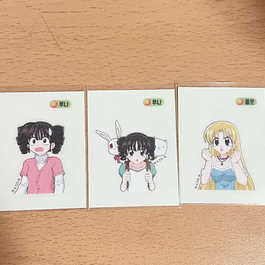 [BUNJANG] Full Moon Luna Character Sticker Set / 달빛천사팝업 띠부씰 3종