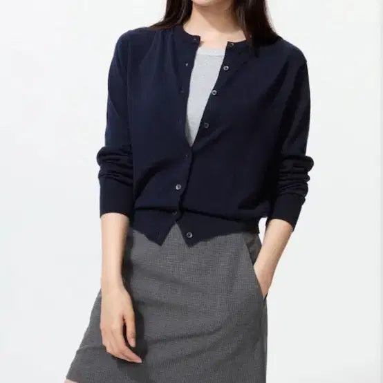[BUNJANG] Uniqlo Merino Wool Cardigan S / 유니클로 메리노울가디건S (새상품)