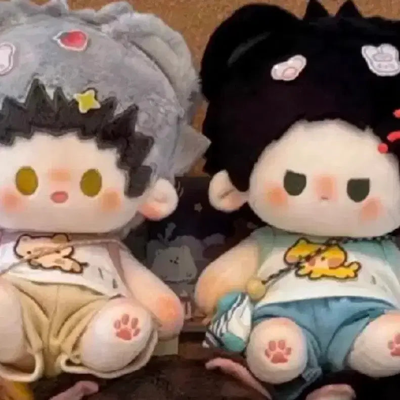 [BUNJANG] Haikyu!! Bokuto Kōtarō &amp; Akaashi Keiji Custom 20cm Plush Dolls / 하이큐 보쿠토 코타로 아카아시 케이지 속성 솜인형 인형 20cm 솜깅